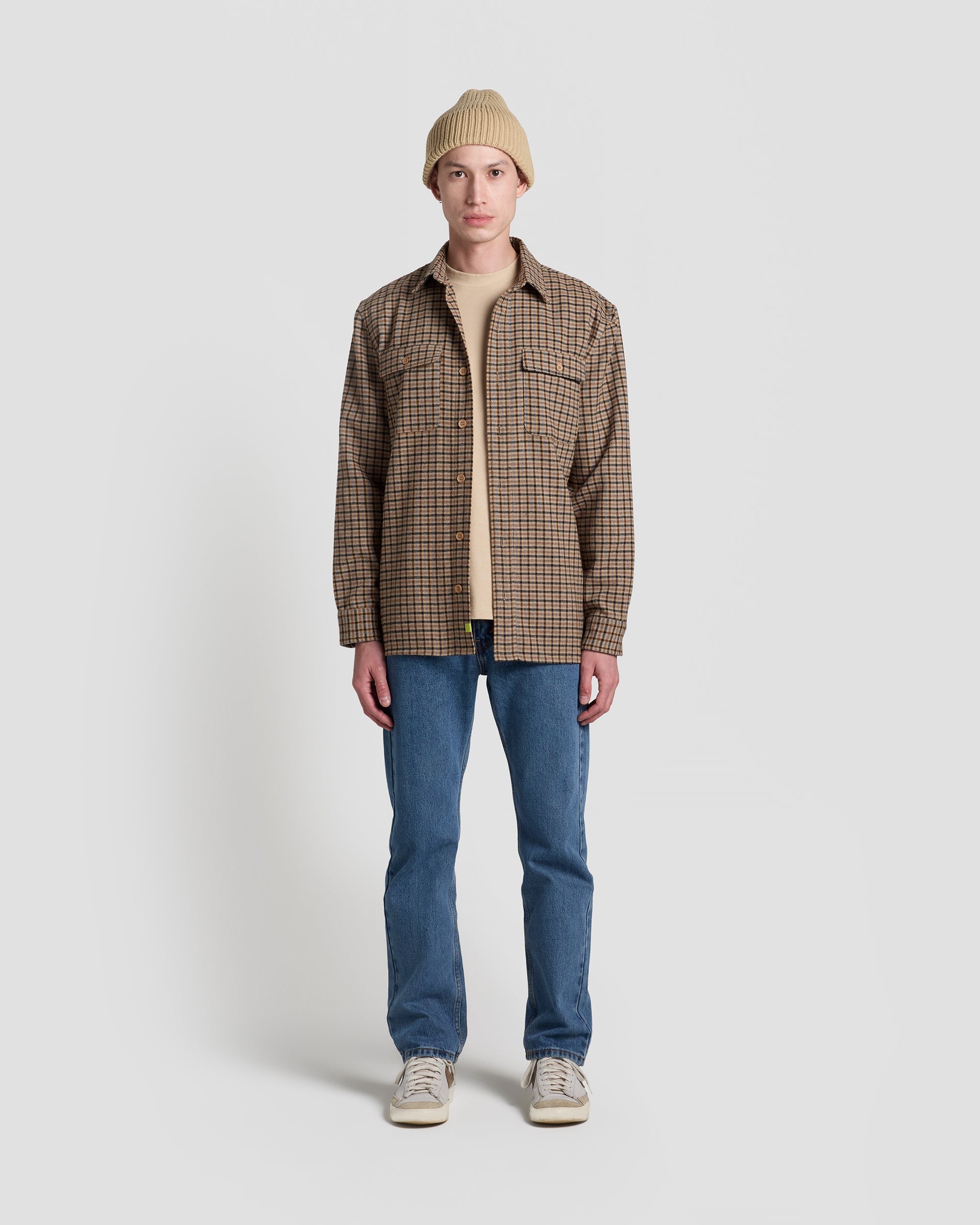 Hudson Tan Shirt Jacket > Outerwear >Shirt Jackets – Poplin & Co