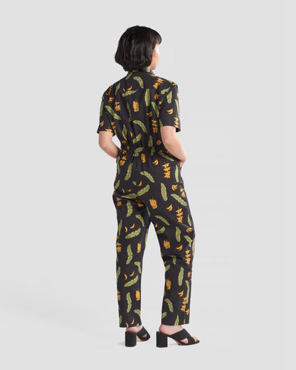 Women's Banana Havana Print Jumpsuit