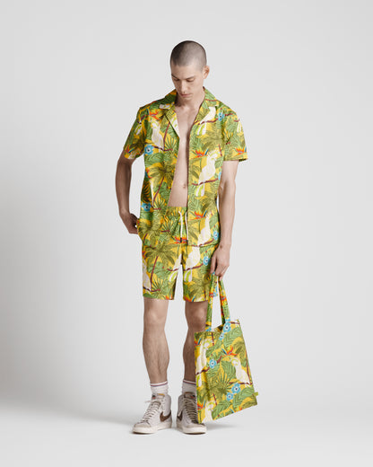 Cockatoos Print Shorts