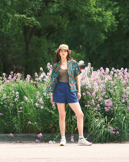 Women's Deep Blue Shorts