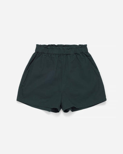 Women's Khaki Green Twill Shorts