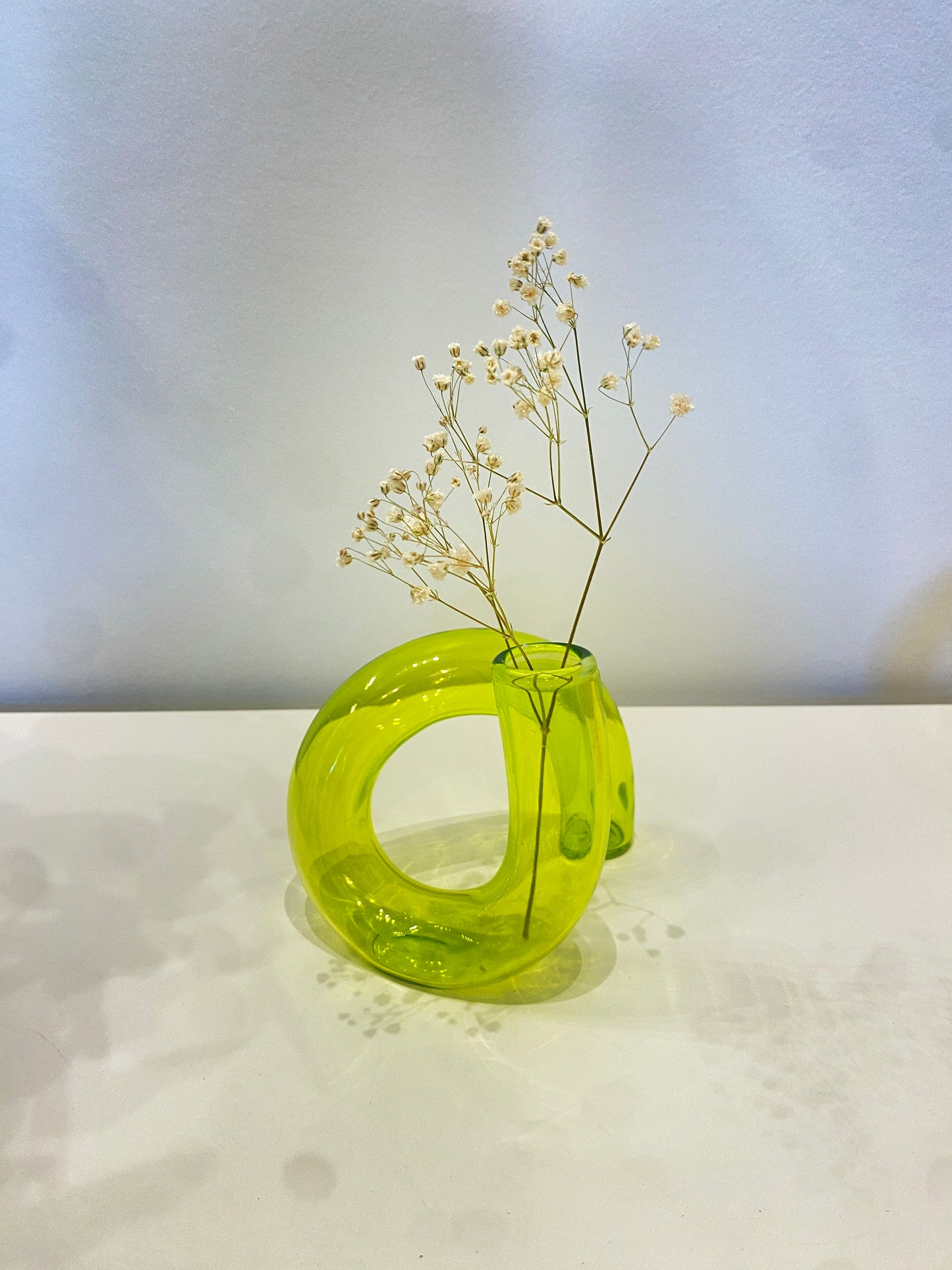 Twisted Glass Candle Holder