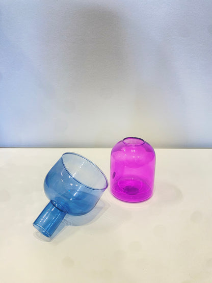 Two Piece Glass Vase