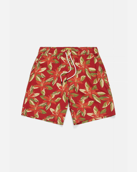 Lilies Print Shorts