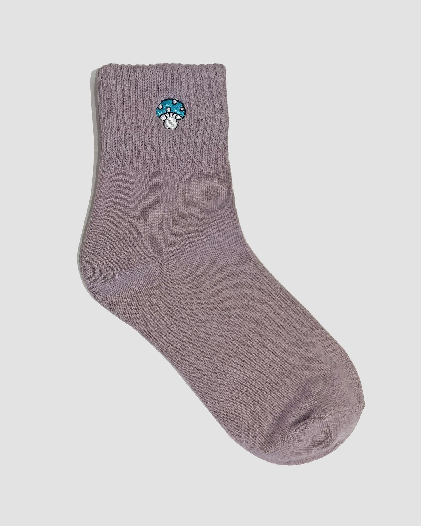 Women's 100% Cotton Mushroom Patch Socks