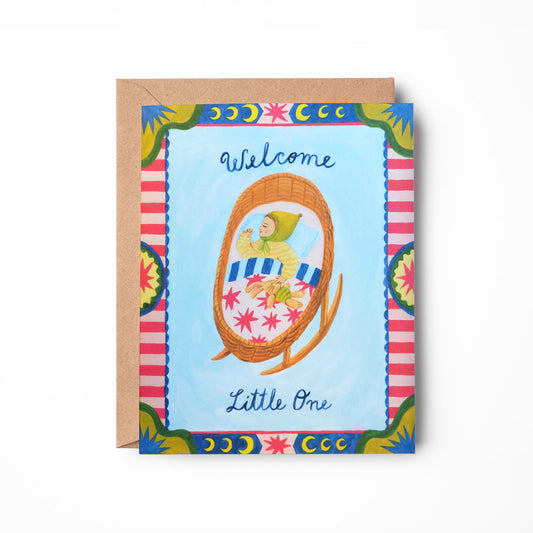 Welcome Little One Card by Javi Rolando