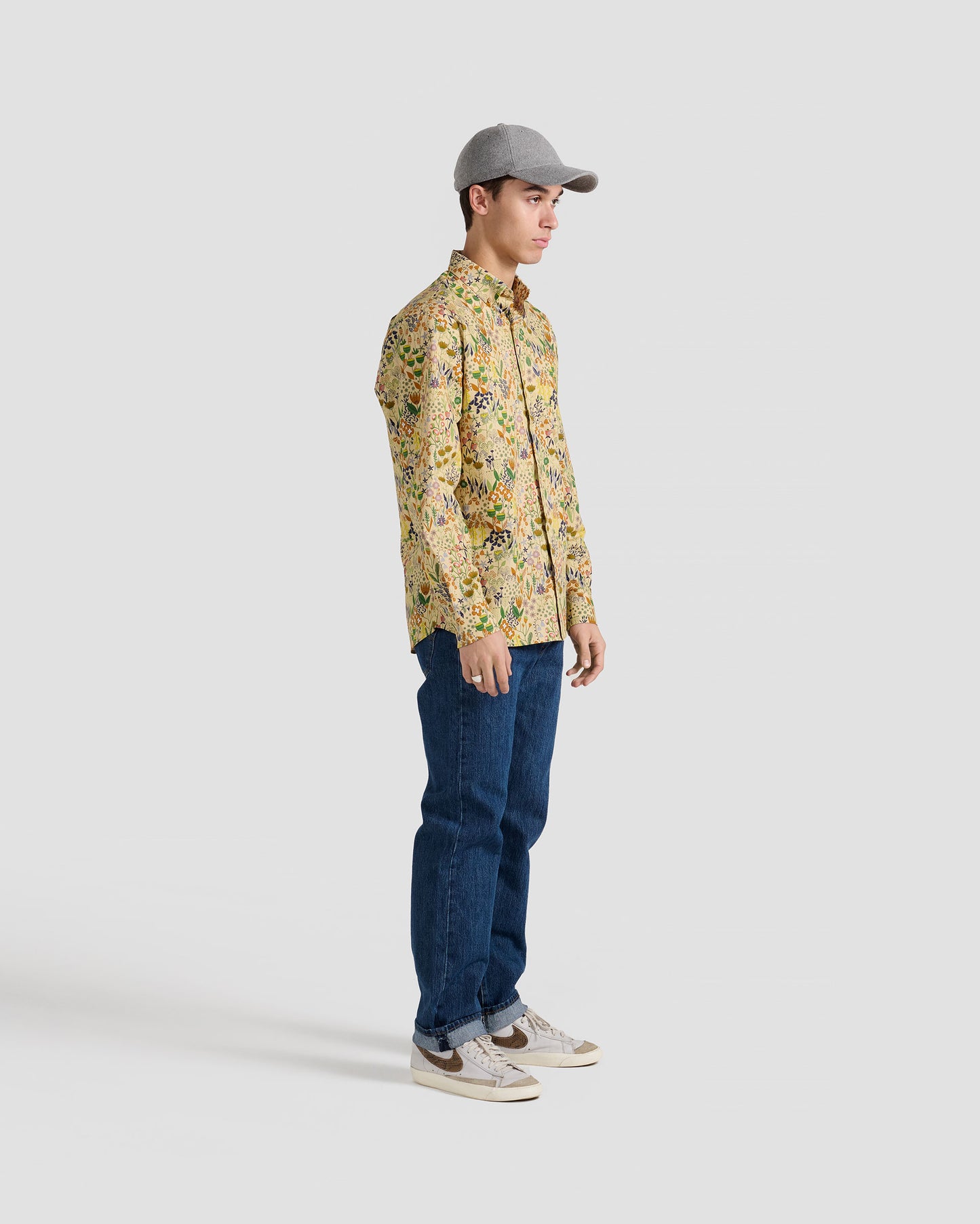 Plants And Flowers Print Shirt