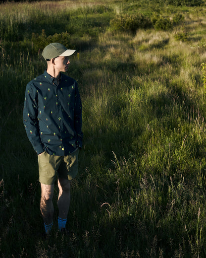 Potted Cacti Print Shirt