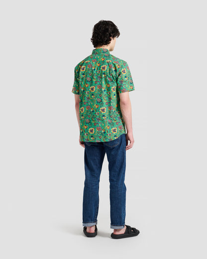 Green Magic Carpet Print Shirt