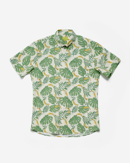 Poplin Bananas Print Shirt