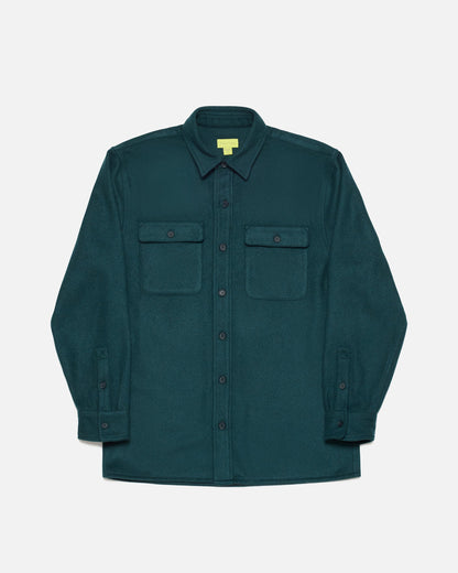 Teal Shirt Jacket