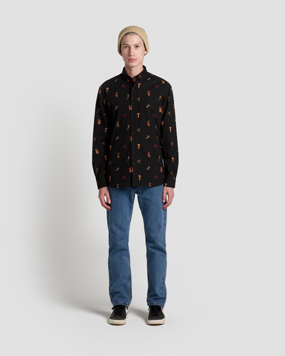 Mushroom Medley Print Shirt