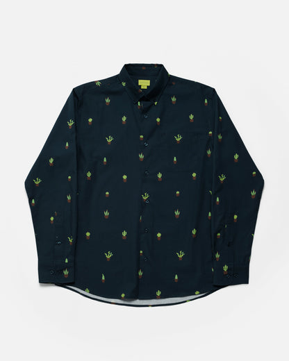 Potted Cacti Print Shirt